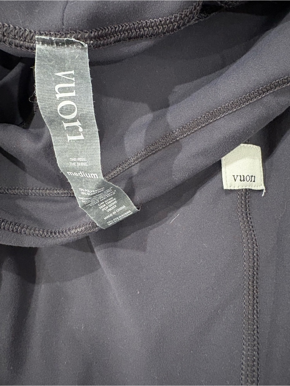 Vuori charcoal High-Waist Drawstring Leggings - Picture 3 of 3